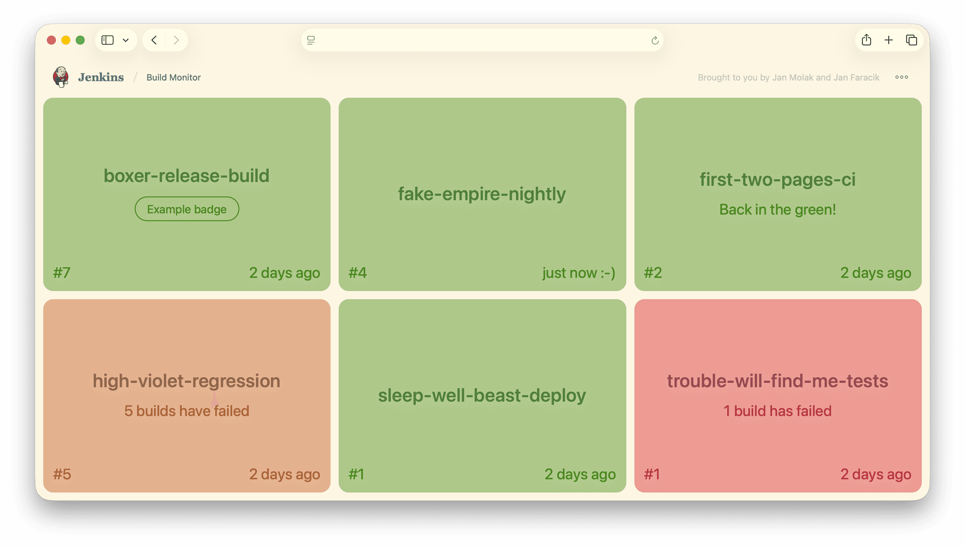 Solarized theme for Jenkins