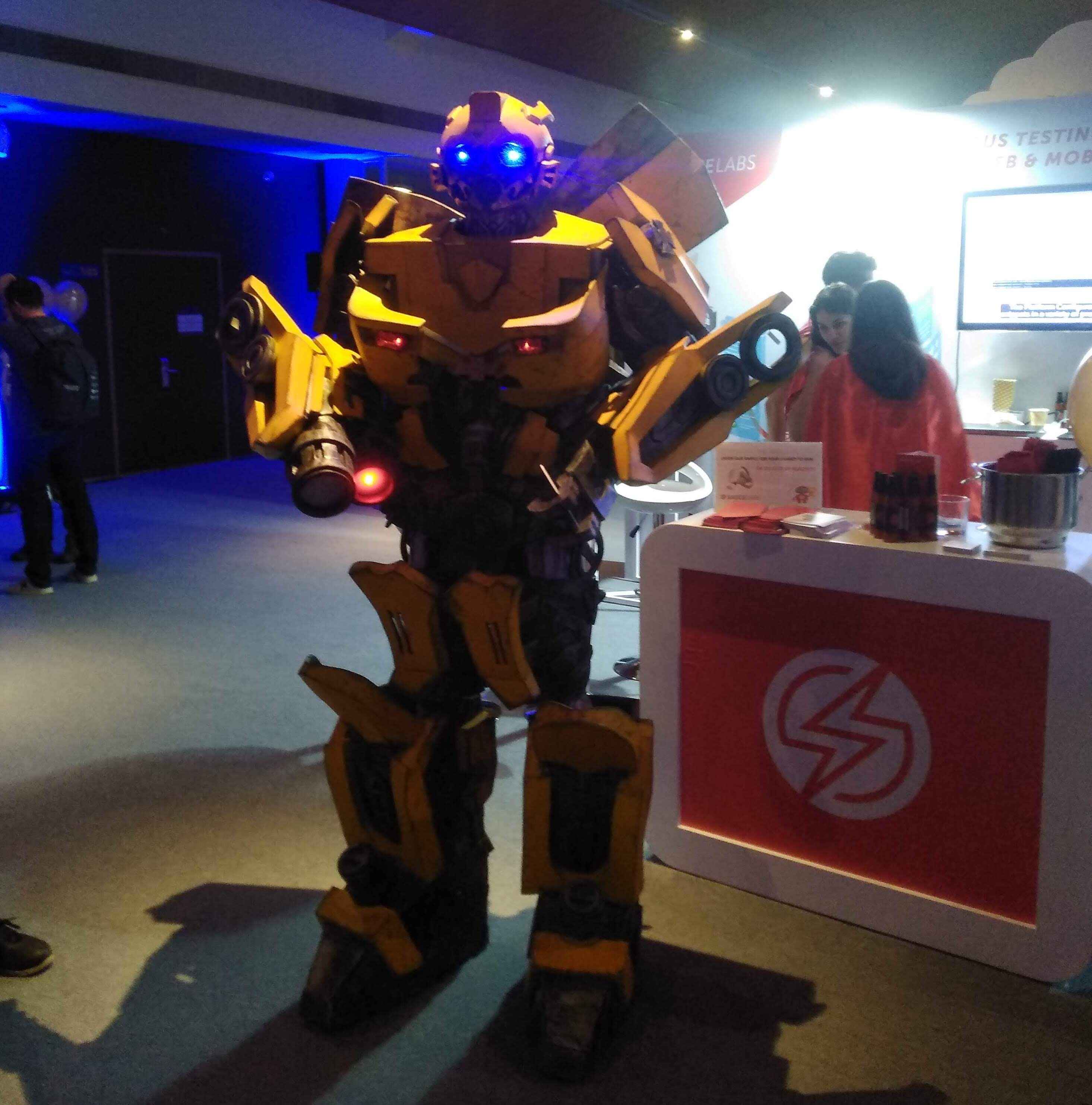 A Bumblebee at Super Hero Party